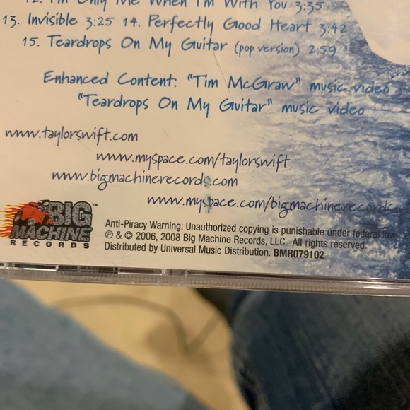 Taylor Swift by Taylor Swift (CD, 2008) TESTED - Picture 7 of 8